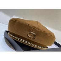 New Style Dior Beret Hat 1019101 Khaki 2022
