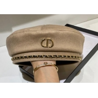 Promotional Dior Beret Hat 1019101 Beige 2022