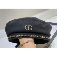 Top Quality Dior Beret Hat 1019101 Black 2022