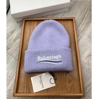 Good Product Balenciaga Knit Hat 1019118 Purple 2022