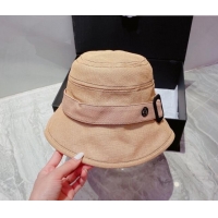 Reasonable Price Chanel Linen Bucket Hat CH0817 Khaki 2022