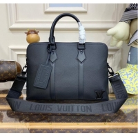 Well Crafted Louis vuitton TAKEOFF BRIEFCASE M59159 black