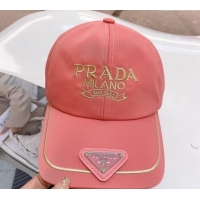 Reasonable Price Prada Baseball Hat 112257 Pink 2022