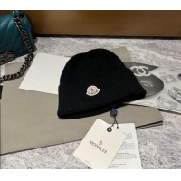 Good Looking Moncler Knit Hat 110902 Black 2022