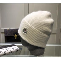 Best Price Moncler Wool Knit Hat 110903 White 2022
