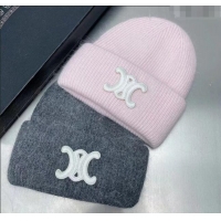 Most Popular Celine Knit Hat 1122107 Pink/Grey 2022