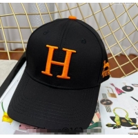 Pretty Style Hermes Fabric Baseball Hat 1122126 Black 2022