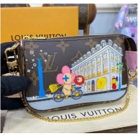 New Fashion Louis Vuitton MINI POCHETTE ACCESSOIRES M81637 pink