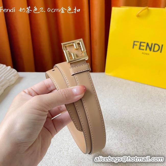 Best Product Fendi Leather Belt 20MM 2780