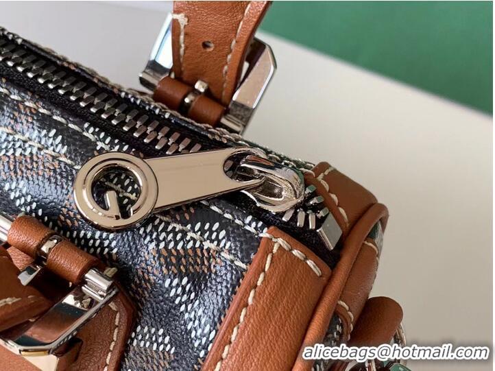 Trendy Design Goyard Calfskin Leather shoulder bag 9986 brown