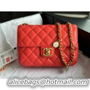 Good Product CHANEL MINI FLAP BAG AS3737 red