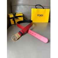 Elegant Fendi Leather Belt 34MM 2771