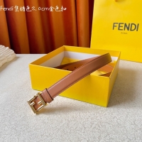 Perfect Fendi Leather Belt 20MM 2777