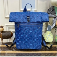 Well Crafted Louis Vuitton ROLL TOP BACKPACK M21359 BLUE