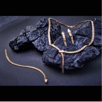 Promotional BVLGARI Earrings& Necklace & Bracelet CE8245