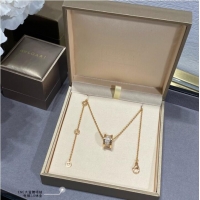 Well Crafted BVLGARI Necklace CE9012 Rose Gold