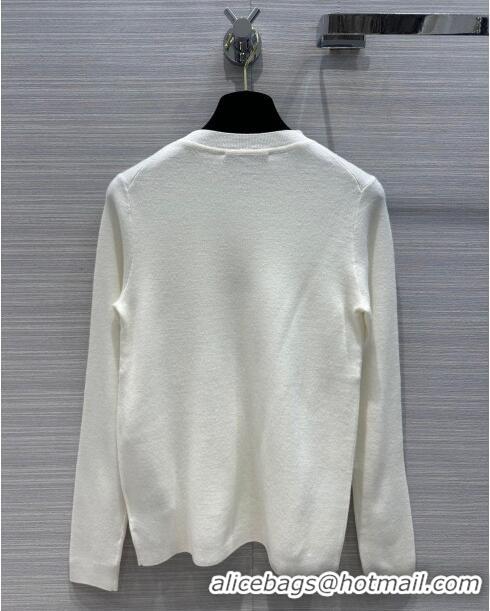 ​Well Crafted Dior Wool Sweater D23020307 White 2023