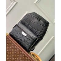 Well Crafted Louis Vuitton Discovery Backpack in Taurillon leather M21391 Black 2023