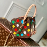 Good Product Louis Vuitton LVxYK Square Mini Bag with Painted Dots in Monogram Canvas M46450 2023