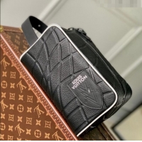 Buy Promotional Louis Vuitton Dopp Kit Toiletry Bag in Black Taurillon Leather M81849 2023