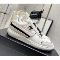 Grade Quality Chanel Quilted Fabric Sneakers G39802 Light Beige