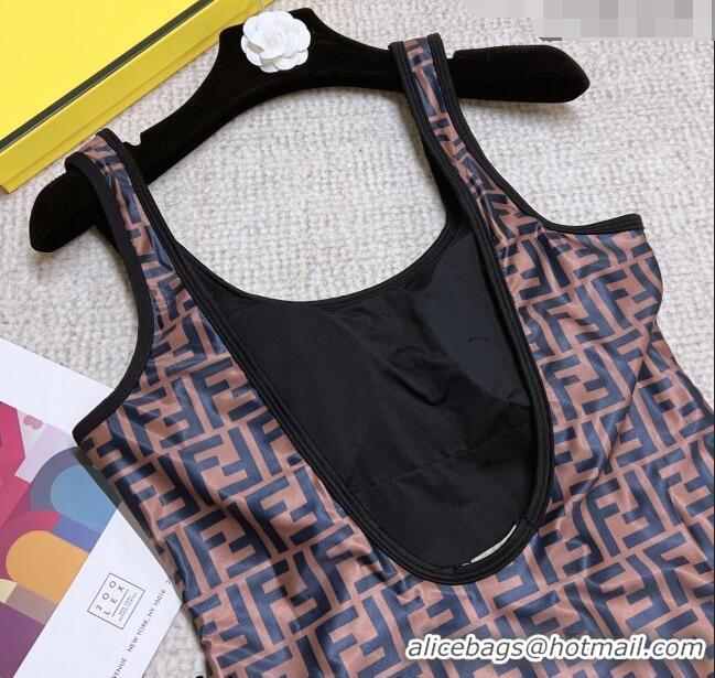 Promotional Fendi FF Swimwear 021421 Brown 2023