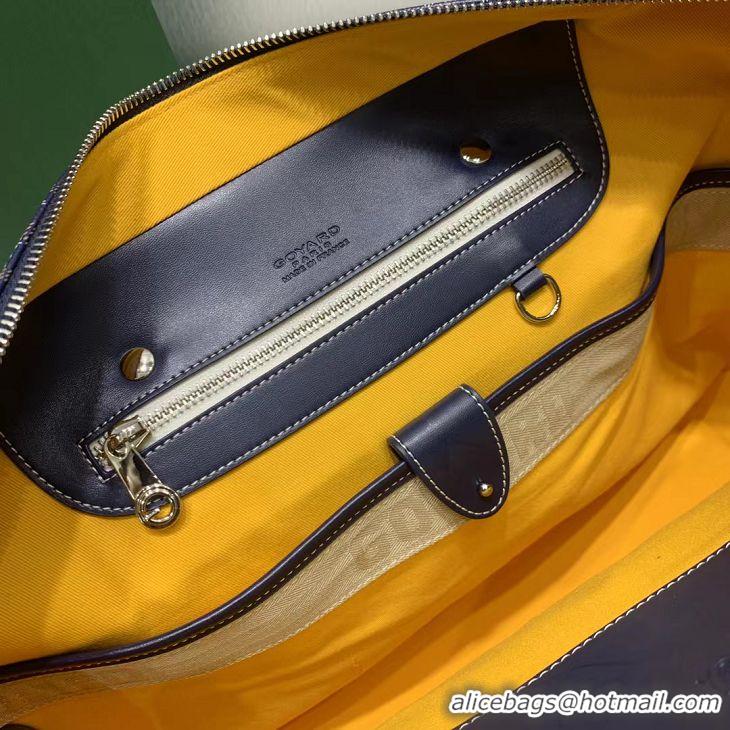 Best Price Cheap Goyard Ambassade Bag Large Briefcase G2389 Navy Blue