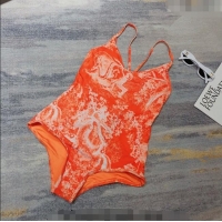 ​Promotional Dior Toile de Jouy One Piece Swimwear Fluorescent D0739 Orange 2023
