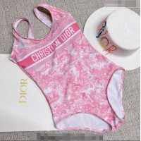 ​Unique Grade Dior Toile de Jouy One Piece Swimwear 0307 Pink 2023