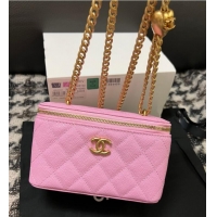 Cheapest Design Chanel VANITY WITH CHAIN AP3120 pink