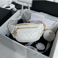 Traditional Specials Chanel Bodypack Sheepskin Leather AS1077 white