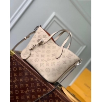 Promotional Louis Vuitton Blossom PM Tote Bag in Mahina Perforated Calfskin M21849 Beige 2023