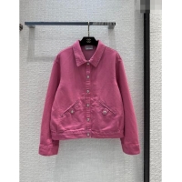 ​Promotional Chanel Denim Jacket CH31712 Pink 2023