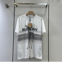 Unique Style Burberry Cotton T-shirt B20822 White 2023