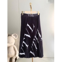 Famous Brand Valentino Skirt V31116 Black 2023