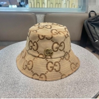 Inexpensive Gucci GG Canvas Bucket Hat G122133 Brown 2022