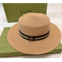 Traditional Specials Gucci Straw Hat G021658 Apricot 2023