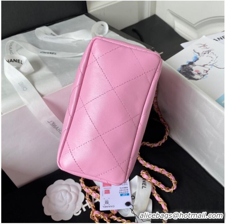 Discount Chanel SMALL BUCKET BAG AS3793 PINK