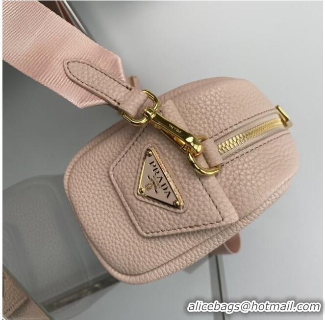 Most Popular Prada Medium leather bag 1BH187 light pink