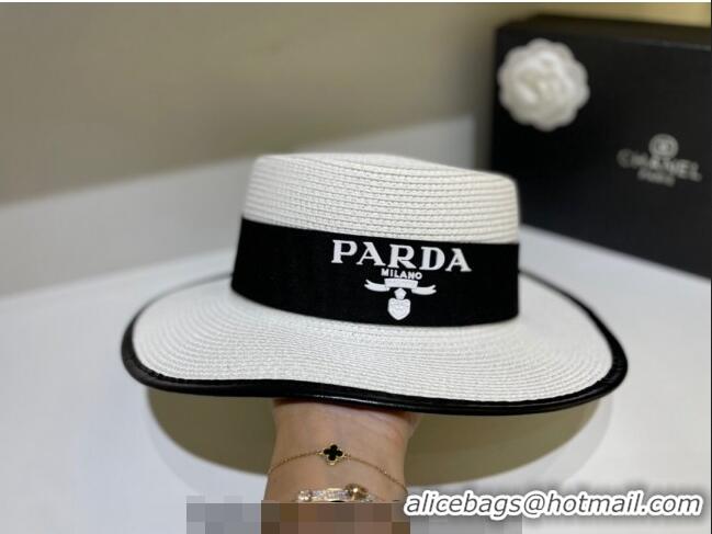 Trendy Design Prada Straw Hat 021606 Black 2023