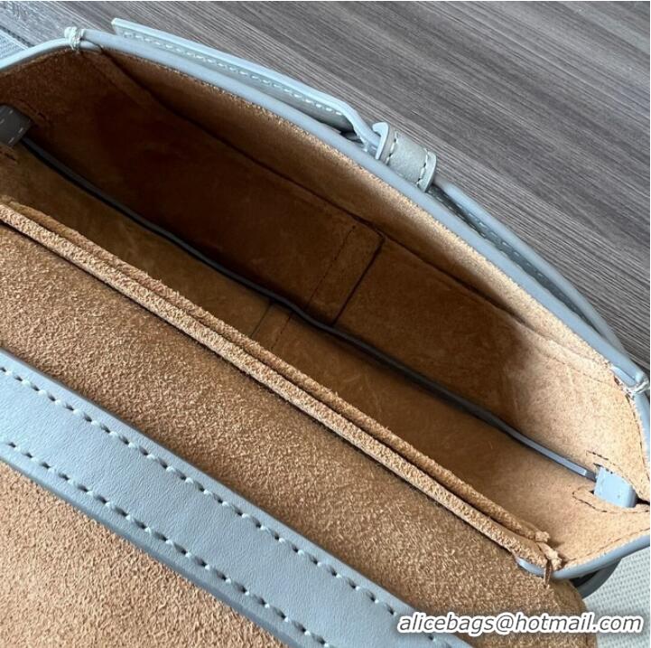 Reasonable Price Loewe Crossbody Bags Original Leather 61824 light gray