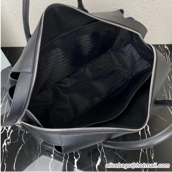 Top Quality Promotional Prada leather tote bag with 2NV995 black