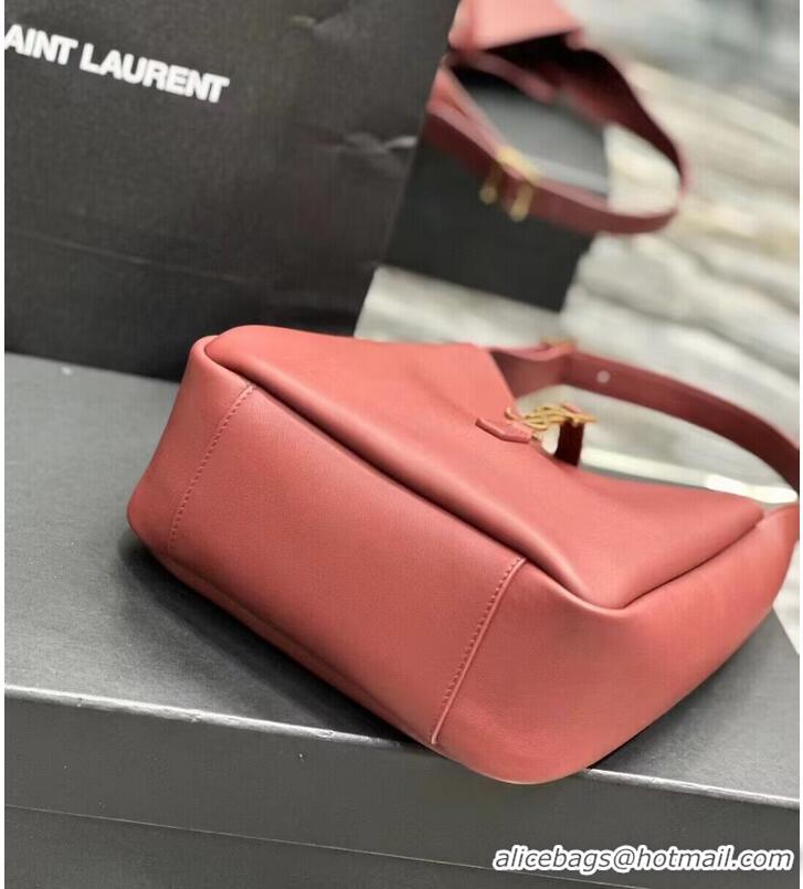 Cheapest SAINT LAUREN LE 5 A 7 SOFT SMALL IN SMOOTH LEATHER 713938 ROUGE LEGION