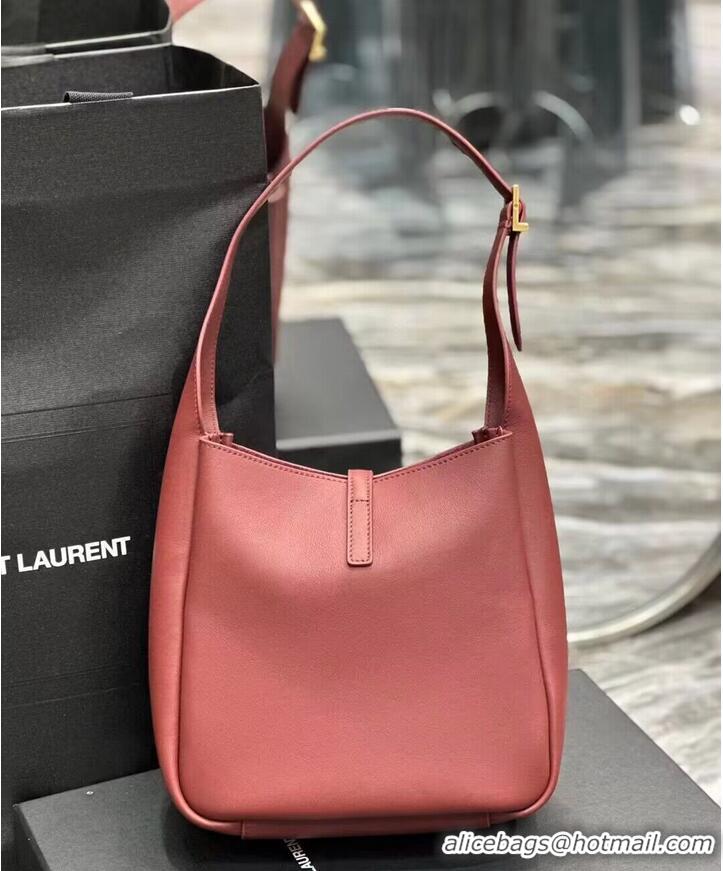 Cheapest SAINT LAUREN LE 5 A 7 SOFT SMALL IN SMOOTH LEATHER 713938 ROUGE LEGION