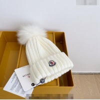 Promotional Grade Moncler Knit Hat 120831 White 2022