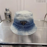 Super Quality Prada Denim Bucket Hat 030796-1 2023