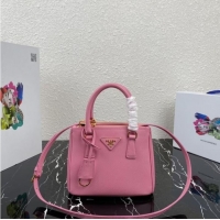 Promotional Prada Galleria Saffiano leather mini-bag 1BA906 pink