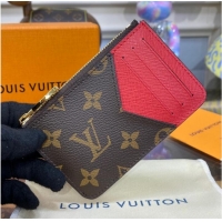 Reasonable Price Louis Vuitton Romy Card Holder M81880 RED