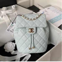 Affordable Price Chanel BACKPACK AS4058 Ice blue