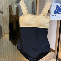 ​New Fashion Dior Swimwear 0408 Beige/Navy Blue 2023